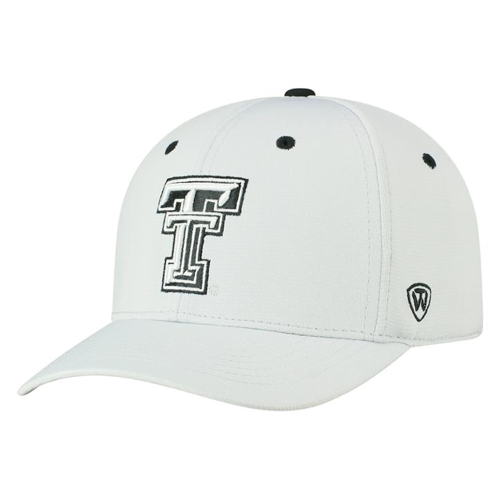 Adult Top Of The World Texas Tech Red Raiders High Power Cap, Men's, Light Grey