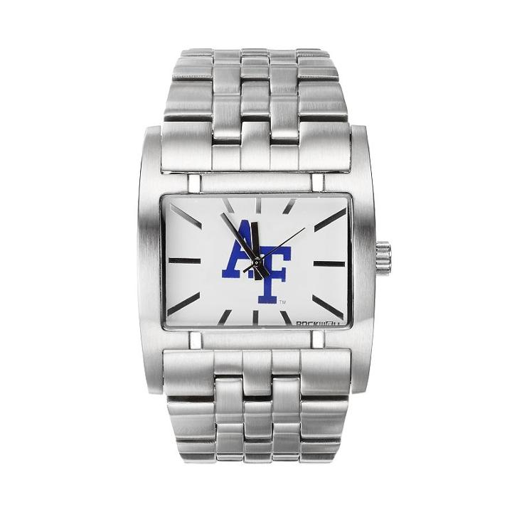 Men's Rockwell Air Force Falcons Apostle Stainless Steel Watch, Silver