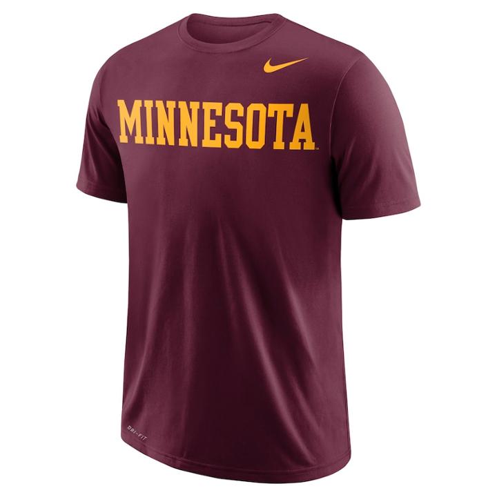 Men's Nike Minnesota Golden Gophers Wordmark Tee, Size: Xxl, Red