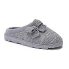 Women's Sonoma Goods For Life&trade; Knit Bow Clog Slippers, Size: Xl, Grey