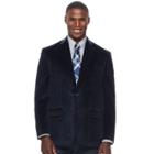 Men's Chaps Classic-fit Velvet Stretch Sport Coat, Size: 44 Long, Blue (navy)