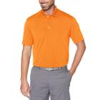 Men's Grand Slam Off Course Textured Golf Polo, Size: Medium, Orange