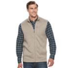 Big & Tall Croft & Barrow&reg; Classic-fit Outdoor Fleece Vest, Men's, Size: 3xl Tall, Med Brown