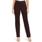Petite Gloria Vanderbilt Amanda Classic High Waisted Tapered Jeans, Women's, Size: 4p-short, Dark Brown
