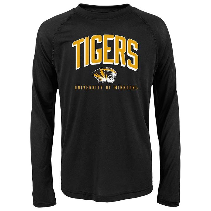 Boys 8-20 Missouri Tigers Arch Tee, Boy's, Size: S(8), Black