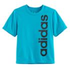 Boys 4-7x Adidas Vertical Tee, Size: 6, Turquoise/blue (turq/aqua)