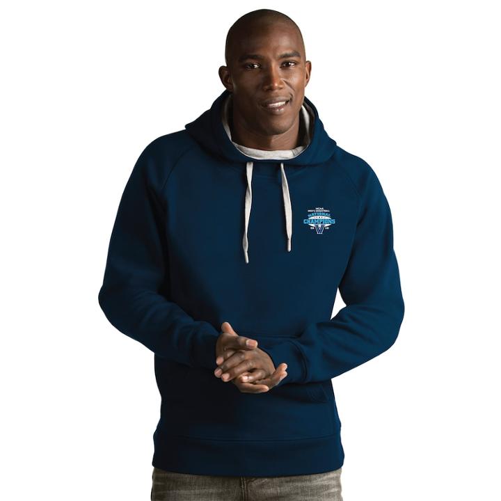 Men's Antigua Villanova Wildcats 2018 Champions Victory Hoodie, Size: Large, Blue (navy)