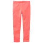 Girls 4-12 Oshkosh B'gosh&reg; Solid Leggings, Size: 8, Pink