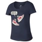 Girls 7-16 Nike Are We There Yet? Sneakers Graphic Tee, Size: Medium, Blue