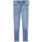 Girls 4-12 Oshkosh B'gosh&reg; Glittery Side-stripe Jeans, Size: 5, Blue