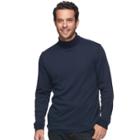 Men's Croft & Barrow&reg; Classic-fit Turtleneck, Size: Small, Blue