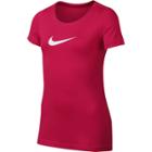 Girls 7-16 Nike Dri-fit Training Tee, Size: Medium, Brt Pink