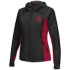 Women's Campus Heritage Oklahoma Sooners Step Out Windbreaker Jacket, Size: Xl, Grey (charcoal)