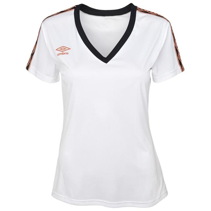 Women's Umbro Running Diamond V-neck Tee, Size: Medium, White