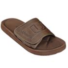 Adult Miami Hurricanes Memory Foam Slide Sandals, Size: Medium, Brown