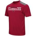 Men's Campus Heritage Arkansas Razorbacks Rival Heathered Tee, Size: Large, Med Red