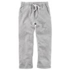 Boys 4-8 Carter's French Terry Pants, Size: 8, Light Grey