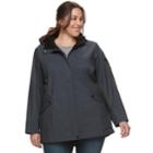 Plus Size Zeroxposur Giselle Hooded Soft Shell Jacket, Women's, Size: 3xl, Oxford