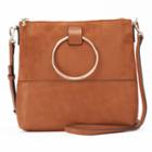 Lc Lauren Conrad O-ring Square Crossbody Bag, Women's, Dark Brown