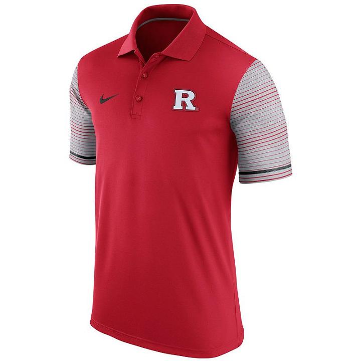 Men's Nike Rutgers Scarlet Knights Early Season Polo, Size: Small, Red