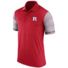 Men's Nike Rutgers Scarlet Knights Early Season Polo, Size: Small, Red