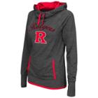 Women's Campus Heritage Rutgers Scarlet Knights Buggin' Hoodie, Size: Large, Grey (charcoal)