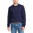 Men's Chaps Classic-fit Solid Crewneck Sweater, Size: Xl, Blue (navy)