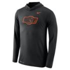 Men's Nike Oklahoma State Cowboys Dri-fit Hooded Tee, Size: Large, Black