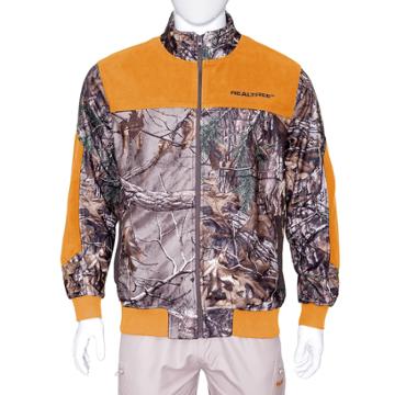 Men's Earthletics Camo Bonded Microfleece Jacket, Size: Medium, Gold