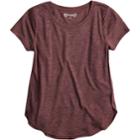 Plus Size Girls 7-16 Mudd&reg; Tulip Hem Tee, Size: 18 1/2, Drk Purple