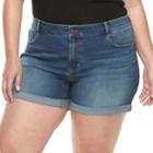 Plus Size Apt. 9&reg; Denim Shorts, Women's, Size: 20 W, Med Blue