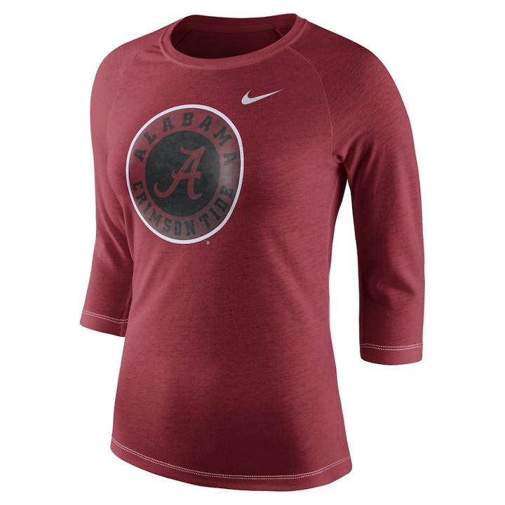 Women's Nike Alabama Crimson Tide Champ Drive Tee, Size: Xxl, Red