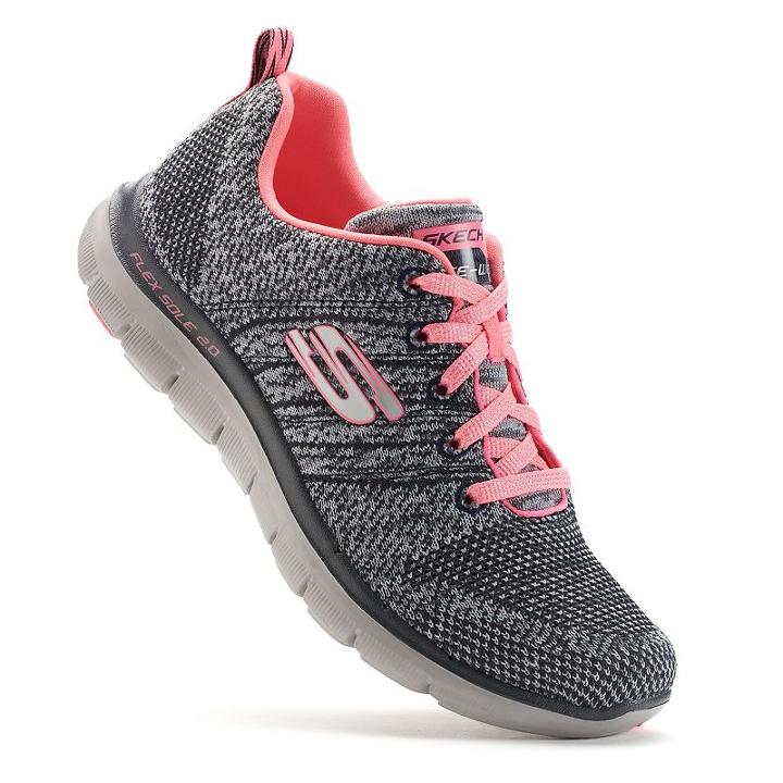 Skechers Flex Appeal 2.0 High Energy Women's Athletic Shoes, Size: 8, Med Pink