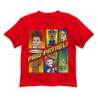 Boys 4-7 Paw Patrol Ryder, Chase & Rubble Graphic Tee, Boy's, Size: 5-6, Brt Red