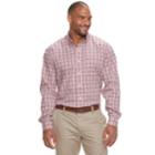 Big & Tall Izod Advantage Sportflex Regular-fit Stretch Button-down Shirt, Men's, Size: Xxl Tall, Orange Oth