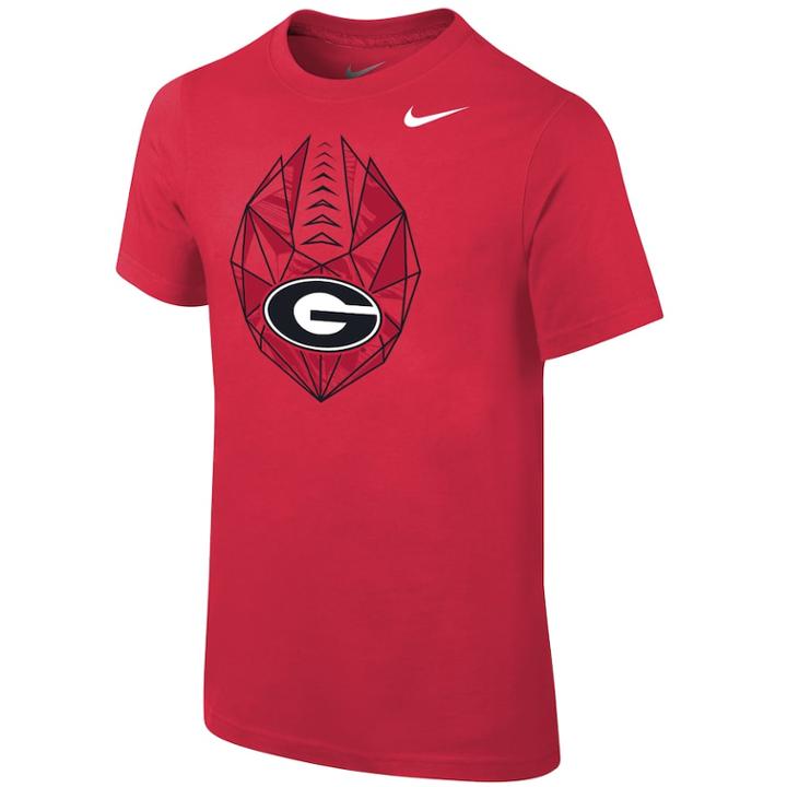 Boys 8-20 Nike Georgia Bulldogs Football Icon Tee, Size: M 10-12, Red