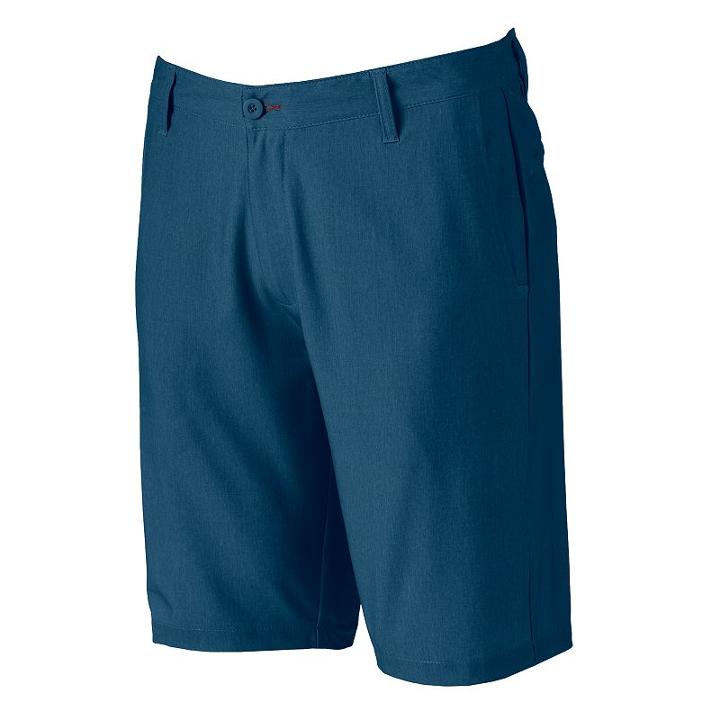 Men's Burnside Dual Function Stretch Shorts, Size: 33, Blue Other
