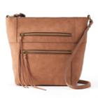 Sonoma Goods For Life&trade; Ziggie Triple Entry Crossbody Bag, Women's, Brown Oth