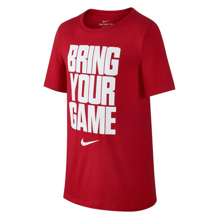Boys 8-20 Adidas Basketball Tee, Size: Large, Dark Pink