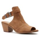 So&reg; Academy Women's Western Block Heel Sandals, Size: 9.5, Lt Beige
