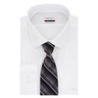 Men's Van Heusen Regular-fit Flex Collar Dress Shirt & Tie, Size: 2x-34/35, White