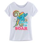 Girls 7-16 My Little Pony Rainbow Dash Born To Soar Tee, Girl's, Size: Xl, White