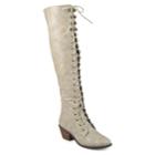 Journee Collection Bazel Women's Over-the-knee Boots, Size: 8.5 Wc, Light Grey
