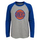Boys 4-18 New York Knicks Fadaway Tee, Size: 16-18, Grey