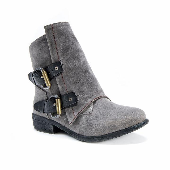 Muk Luks Avori Women's Ankle Boots, Girl's, Size: 7, Grey