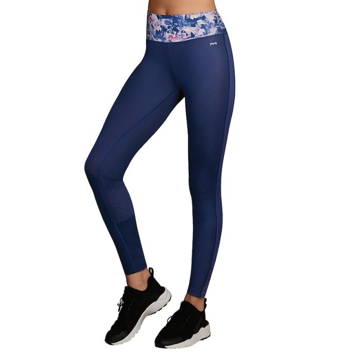 Women's Maidenform Active High-waisted Leggings, Size: Small, Blue
