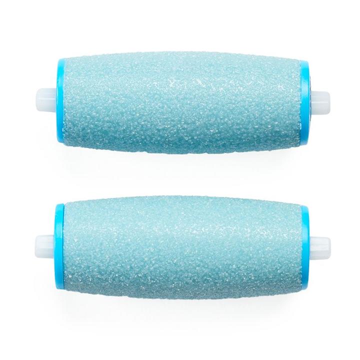 Amope Pedi Perfect Wet & Dry Rechargeable Foot File Refill Roller Heads, Multicolor
