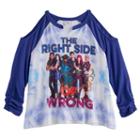 Disney D-signed Descendants 2 Girls 7-16 The Right Side Of Wrong Cold Shoulder Tee, Size: Large, White Oth