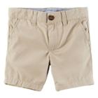 Boys 4-8 Carter's Flat Front Shorts, Size: 7, Med Beige