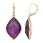Dana Buchman Marquise Faceted Stone Drop Earrings, Women's, Brt Red